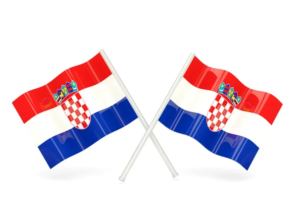 Bandera de Croacia — Foto de Stock