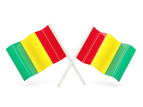 Flagge Guineas — Stockfoto