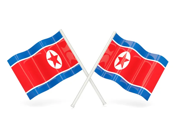 Bandeira da Coréia do Norte — Fotografia de Stock