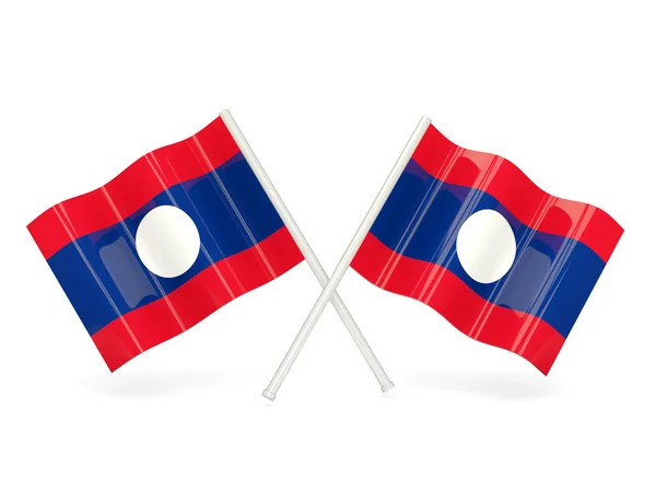 Drapeau de laos — Photo