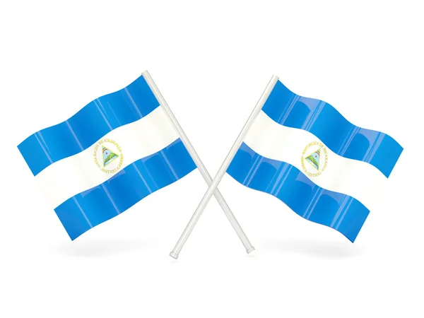 Bandeira da Nicarágua — Fotografia de Stock