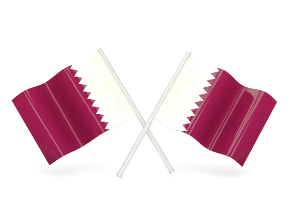 Flag of qatar — Stock Photo, Image
