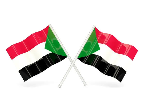苏丹的旗子 — 图库照片