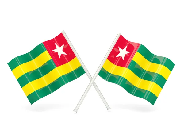 Flagge von Togo — Stockfoto