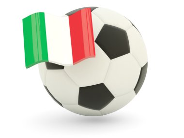 İtalya'nın bayrak futbol