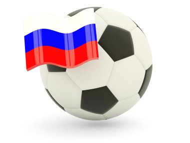 Futbol Rusya bayrağı