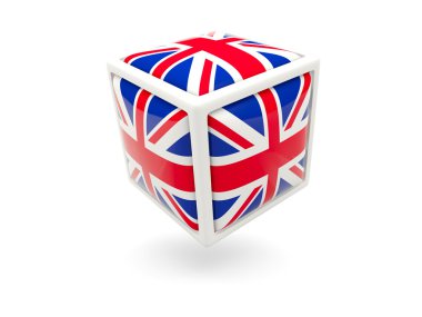 Amerika Birleşik Devletleri bayrağı. küp simgesini