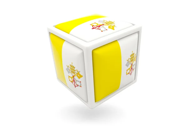 Флаг Ватикана. Ref-cube — стоковое фото