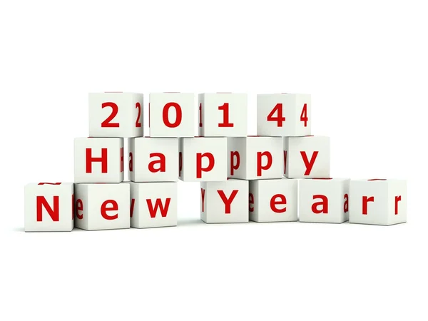 2014 Happy New Year sign — Stock Photo, Image