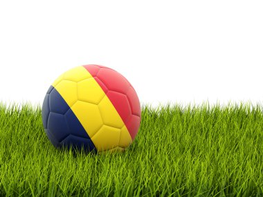 futbol ile Çad bayrağı