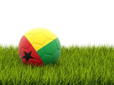 futbol ile Gine bissau Cumhuriyeti bayrağı