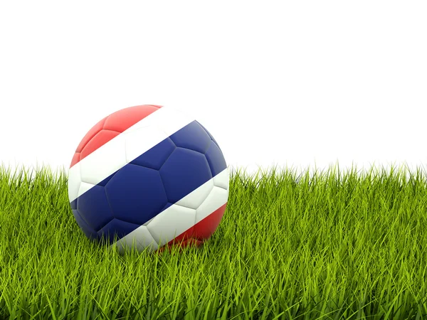 Football with flag of thailand — Stock Photo, Image