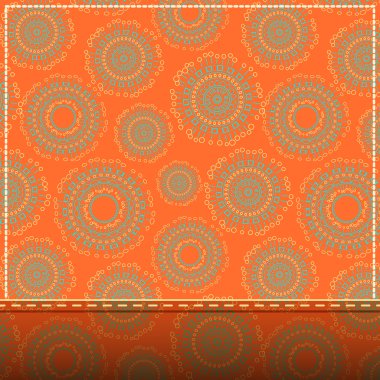 davetiye tasarlamak turuncu desenli