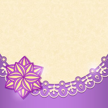 retro tarzı çiçek davetiye