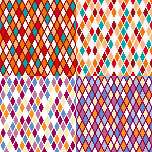 Retro Seamless Pattern — Stock Vector