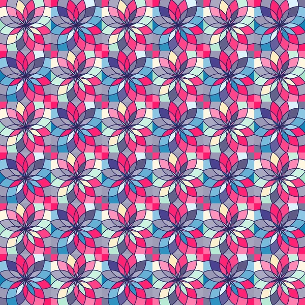Naadloze patroon met abstracte kleurrijke textuur — Stockvector