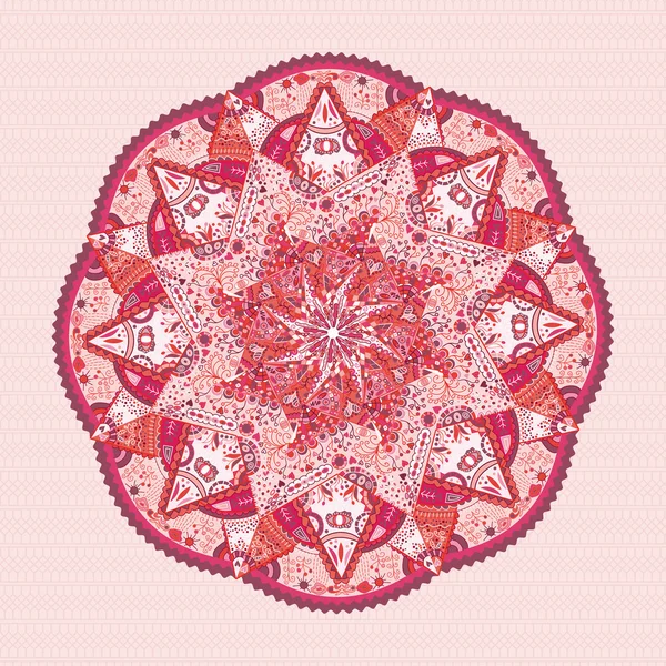 Розовый винтажный пригласительный билет — стоковый вектор