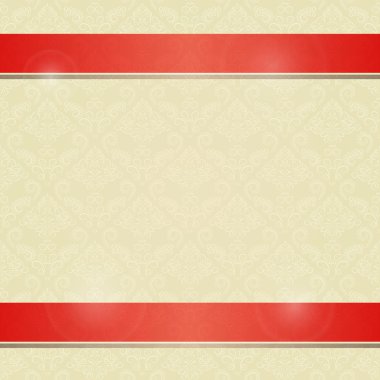 yatay bir kırmızı çizgi dekorasyon: davetiyeli