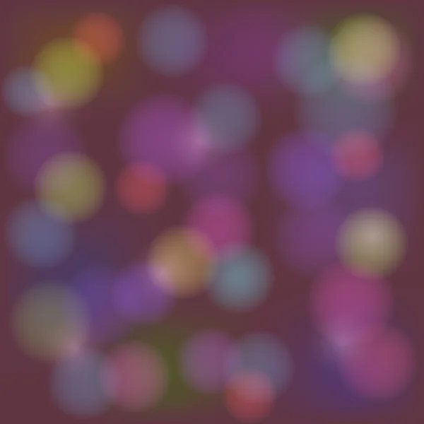 Points d'éclairage déconcentrés brillants colorés — Image vectorielle