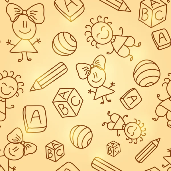 Kid Seamless Pattern