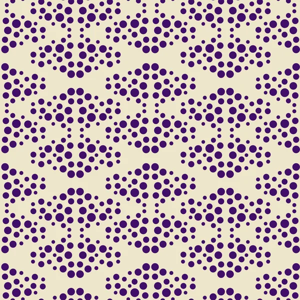 Seamless Pattern with Dots in Chaotic Order — Stock Vector