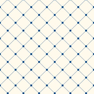 Dotted Seamless Pattern with Rhombus Structure Texture clipart