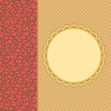 Invitation Card with Place for Text vector