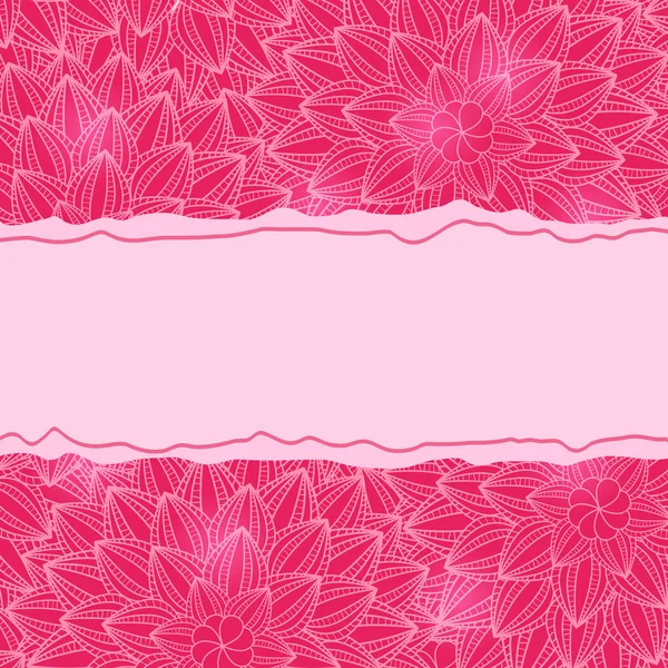Elegante tarjeta rosa — Archivo Imágenes Vectoriales