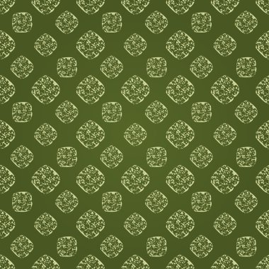 koyu yeşil geometrik Dikişsiz desen arka plan