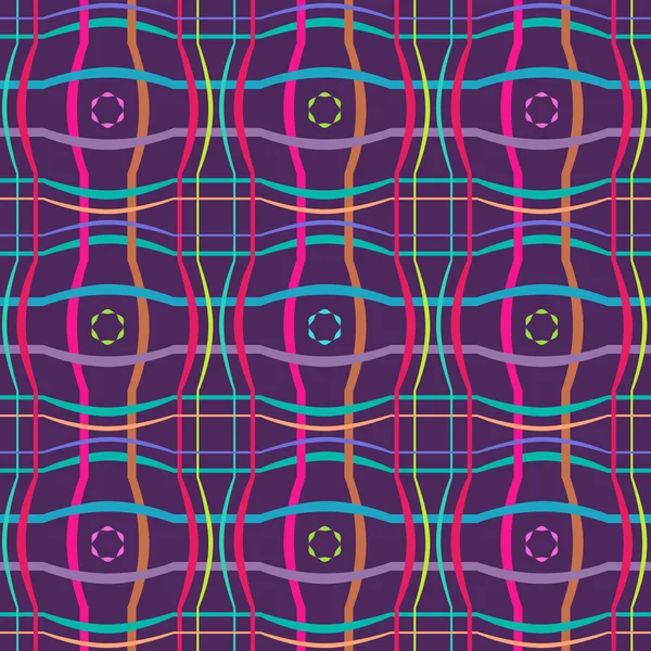 Eenvoudig naadloze sier patroon met geometrisch ontwerp — Stockvector