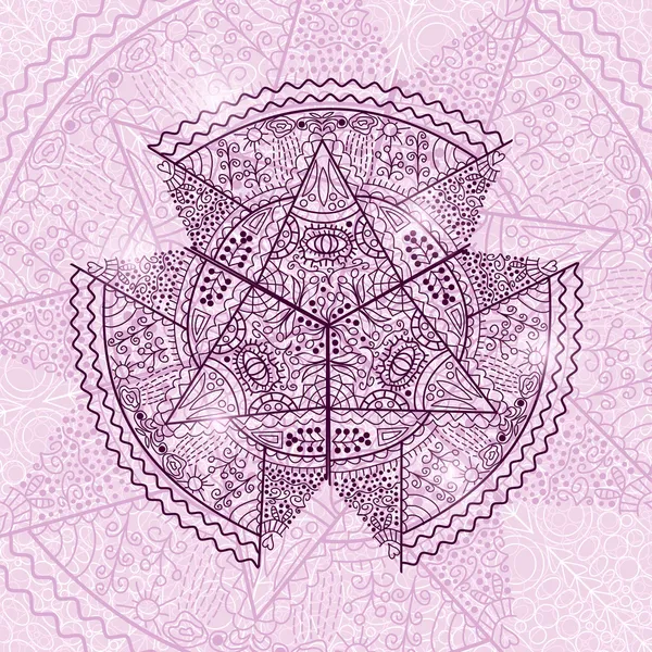 Mandala vintage kartı
