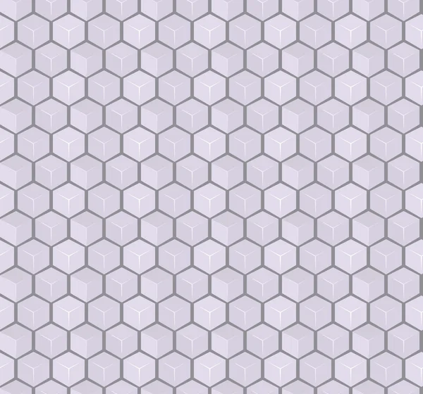 Modèle sans couture cube gris — Image vectorielle