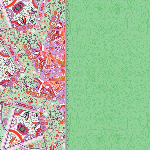 抽象的なパステル カラーのカード — ストックベクタ