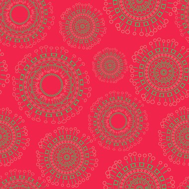 daireler ile sorunsuz arka plan