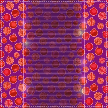 Narlı koyu parlayan tebrik kartı