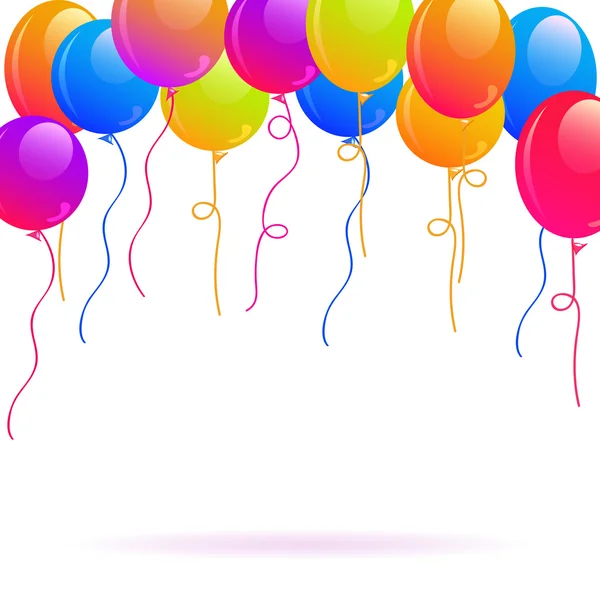Brigth ballons colorés — Image vectorielle