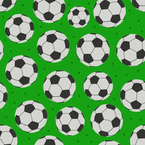 Fotbal Hra Bezešvé Vzor Vektorové Pozadí — Stockový vektor