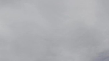 White Clouds Time Lapse With Blue Sky