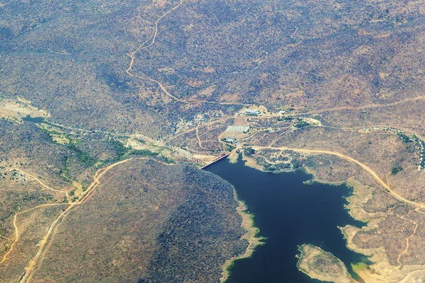 Flygfoto över serengeti national park - tanzania — Stockfoto