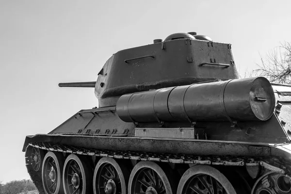 Wwii Battle Tank 1941 Com Pol Arma Tanque Alta Velocidade — Fotografia de Stock