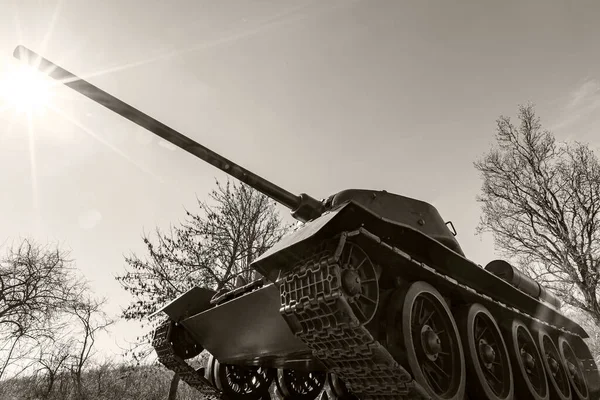 Wwii Slaget Tank Från 1941 Med Höghastighetstank Pistol T3476 Var — Stockfoto