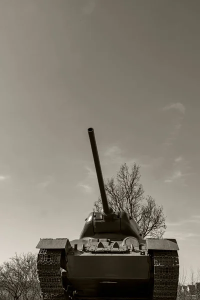 Dünya Savaşı Ndan Kalma Hızlı Tank Topu T3476 Sovyet Kinci — Stok fotoğraf