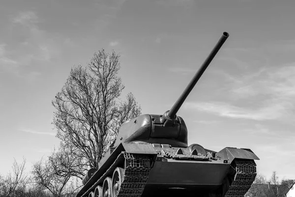 Wwii Battle Tank 1941 Con Cañón Tanque Alta Velocidad Pulgadas —  Fotos de Stock