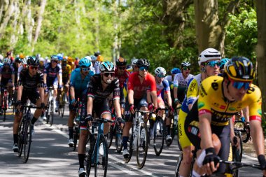 Budapeşte, Macaristan 12 Mayıs 2022: Birinci Aşama 'da ata binme. 