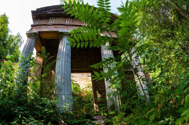  Ormanın kırsalında klasik bir harabe..