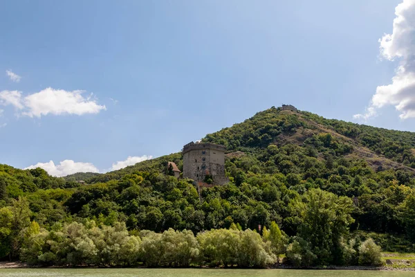 Bend Dunaju Rzeki Gór Pilis — Zdjęcie stockowe