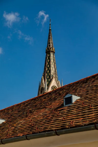 Herz Jesu Kirche Koszeg Ungarn Einem Sonnigen Tag — Stockfoto