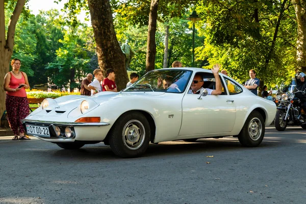 Szeged Hungria Aug 2022 Festival Carros Antigos Raros Dirigidos Por — Fotografia de Stock