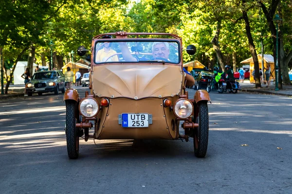 Festival Rear Vintage Cars Velorex Driven Owners Back Road Again — Stock Photo, Image