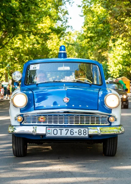 Szeged Ουγγαρία Αυγ 2022 Φεστιβάλ Της Οπίσθιας Vintage Αυτοκίνητα Από — Φωτογραφία Αρχείου